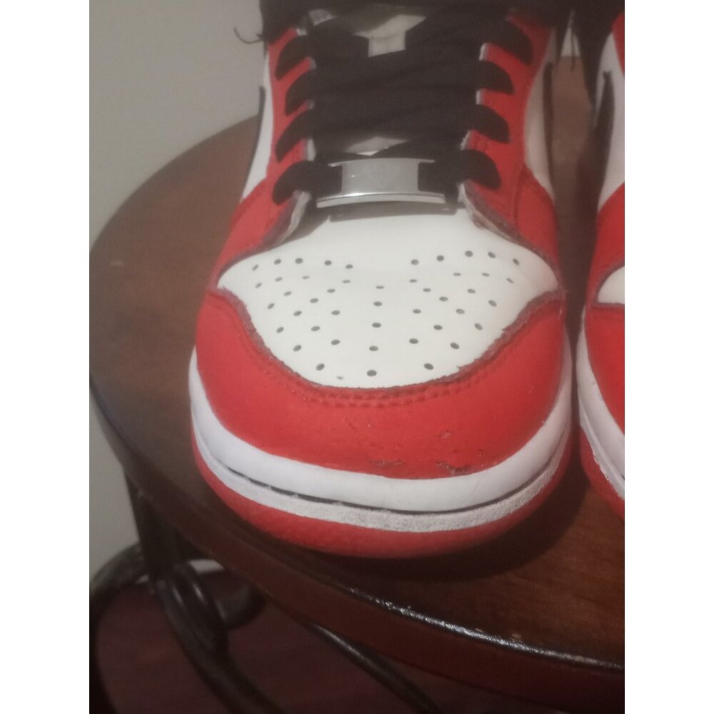 Size 5Y - Nike Dunk Low EMB x NBA 75th Anniversary - Bulls 2021 GS DO6288-100 - Picture 8 of 14